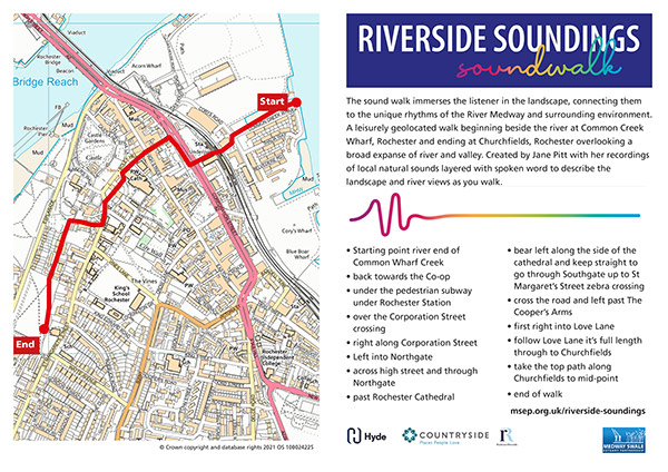 Rochester sound walk map